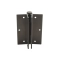 Nationwide 4" x 1 3/16" Flange Non-Self-Closing Aluminum Hinge Pair (Black) - NW149-2S-26
