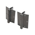 Nationwide 4" x 1 3/16" Flange Non-Self-Closing Aluminum Hinge Pair (Black) - NW149-2S-26