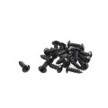 Nationwide 4 3/5" Self-Closing Adjustable Mix Profile Hinge Pair with Stainless Steel Self Drill Screws (Black) - NW171SCP4-SSBD