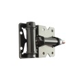 Nationwide 4 3/5" Self-Closing Adjustable Mix Profile Hinge Pair with Stainless Steel Self Drill Screws (Black) - NW171SCP4-SSBD