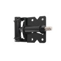 Nationwide 4 3/5" Self-Closing Adjustable Mix Profile Hinge Pair with Stainless Steel Self Drill Screws (Black) - NW171SCP4-SSBD