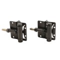 Nationwide Self-Closing Stainless Steel Horizontally Adjustable Hinge (Black) - NW171SCP5-SSB (Default)