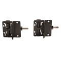 Nationwide Self-Closing Stainless Steel Horizontally Adjustable Hinge (Black) - NW171SCP5-SSB (Default)