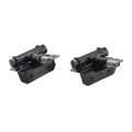 Nationwide Self-Closing Small Profile Adjustable Hinge with Stainless Steel Self-Drilling Screws (Black) - NW171SCP5-SSBD (Default)