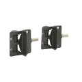 Nationwide 3.3" Zinc-Plated Self-Closing Stainless Steel Adjustable Hinge Pair with Stainless Steel Self Drilling Screws (Bronze) - NW171SCP5-SSBZD
