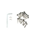 Nationwide 3.3" Zinc-Plated Self-Closing Stainless Steel Adjustable Hinge Pair with Stainless Steel Self Drilling Screws (Bronze) - NW171SCP5-SSBZD