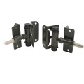 Nationwide 3.3" Zinc-Plated Self-Closing Stainless Steel Adjustable Hinge Pair with Stainless Steel Self Drilling Screws (Bronze) - NW171SCP5-SSBZD