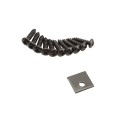 Nationwide 13" Stainless Steel Gate Spring with Stainless Steel Screws (Black) - NW198-SSB (Default)