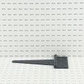 Nationwide 8" Zinc-Plated Universal T-Hinge Pair with Lag Screws for Fences & Gates (Black) - NW199