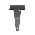 Nationwide 8" Zinc-Plated Universal T-Hinge Pair with Lag Screws for Fences & Gates (Black) - NW199