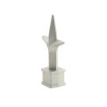 Nationwide 5/8" Triad Die-Cast Press-Fit Finial with Sandblast Finish - NW233PF-SBL