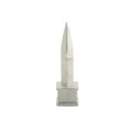 Nationwide 5/8" Triad Die-Cast Press-Fit Finial with Sandblast Finish - NW233PF-SBL
