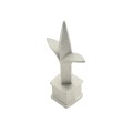Nationwide 5/8" Triad Die-Cast Press-Fit Finial with Sandblast Finish - NW233PF-SBL
