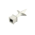 Nationwide 5/8" Triad Die-Cast Press-Fit Finial with Sandblast Finish - NW233PF-SBL