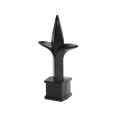 Nationwide 5/8" Triad Die-Cast Press-Fit Finial (Black) - NW233PFH-BK