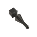 Nationwide 3/4" Quad Slip-On Finial (Black) - NW236-BK