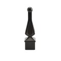 Nationwide 3/4" Quad Slip-On Finial (Black) - NW236-BK