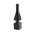 Nationwide 3/4" Quad Slip-On Finial (Black) - NW236-BK