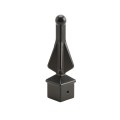 Nationwide 3/4" Quad Slip-On Finial (Black) - NW236-BK