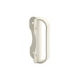Nationwide 5" Screw-On Gate Handle for Vinyl and Metal Gates (Nylon) White