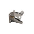 Nationwide One-Side Pad-Lockable Stainless Steel Gravity Latch with Stainless Steel Screws (Milled Silver) - NW38204SSM