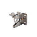 Nationwide One-Side Pad-Lockable Stainless Steel Gravity Latch with Stainless Steel Screws (Milled Silver) - NW38204SSM