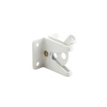 Nationwide One-Side Pad-Lockable Stainless Steel Gravity Latch with Stainless Steel Screws (White) - NW38204SSW