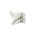 Nationwide One-Side Pad-Lockable Stainless Steel Gravity Latch with Stainless Steel Screws (White) - NW38204SSW
