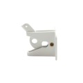 Nationwide One-Side Pad-Lockable Stainless Steel Gravity Latch with Stainless Steel Screws (White) - NW38204SSW