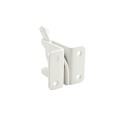 Nationwide One-Side Pad-Lockable Stainless Steel Gravity Latch with Stainless Steel Screws (White) - NW38204SSW