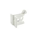 Nationwide One-Side Pad-Lockable Stainless Steel Gravity Latch with Stainless Steel Screws (White) - NW38204SSW