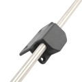 Nationwide 36" Stainless Steel Lockable Drop Rod with Stainless Steel Screws for Metal and Vinyl Gates (Black) (Default)