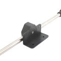 Nationwide 36" Stainless Steel Lockable Drop Rod with Stainless Steel Screws for Metal and Vinyl Gates (Black) (Default)