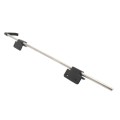 Nationwide 36" Stainless Steel Lockable Drop Rod with Stainless Steel Screws for Metal and Vinyl Gates (Black) (Default)