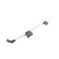 Nationwide 36" Stainless Steel Lockable Drop Rod with Stainless Steel Screws for Metal and Vinyl Gates (Black) (Default)