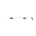Nationwide 36" Stainless Steel Lockable Drop Rod with Stainless Steel Screws for Metal and Vinyl Gates (Black) (Default)