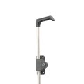 Nationwide 36" Stainless Steel Lockable Drop Rod with Stainless Steel Screws for Metal and Vinyl Gates (Black) (Default)