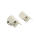 Nationwide 48" Stainless Steel Lockable Drop Rod with Stainless Steel Screws for Metal and Vinyl Gates (White)
