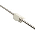 Nationwide 48" Stainless Steel Lockable Drop Rod with Stainless Steel Screws for Metal and Vinyl Gates (White)