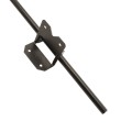 Nationwide 36" Heavy-Duty Stainless Steel Drop Rod with Stainless Steel Screws (Black) for Vinyl Fence Gates - NW38305N-36SSB