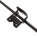Nationwide 48" Heavy-Duty Stainless Steel Drop Rod with Self-Drilling Screws (Black) - NW38305N-48SSBD