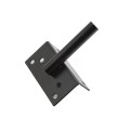 Nationwide Stainless Steel Single-Sided Lockable Gate Latch with Stainless Steel Self-Drilling Screws (Black) - NW38308NU-SSBD (Default)