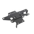 Nationwide Stainless Steel Lockable From Both Sides Gate Latch with Self-Drilling Screws (Black) - NW38308NUA-SSBD