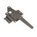 Nationwide Reversible Standard Post Latch with 9" Handle (Black) - NW38308Q