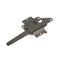 Nationwide Reversible Standard Post Latch with 9" Handle (Black) - NW38308Q
