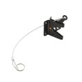 Nationwide Zinc-Plated All Purpose Latch Kit with U-Shape Striker, Staple, Handle & Flat Stake Keeper (Black) - NW38341-26