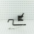 Nationwide Zinc-Plated All Purpose Latch Kit with U-Shape Striker, Staple, Handle & Flat Stake Keeper (Black) - NW38341-26