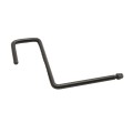 Nationwide Zinc-Plated All Purpose Latch Kit with U-Shape Striker, Staple, Handle & Flat Stake Keeper (Black) - NW38341-26