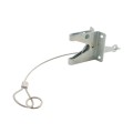 Nationwide Zinc-Plated All Purpose Latch Kit with U-Shape Striker, Staple, Handle & Flat Stake Keeper - NW38341