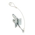 Nationwide Zinc-Plated All Purpose Latch Kit with U-Shape Striker, Staple, Handle & Flat Stake Keeper - NW38341